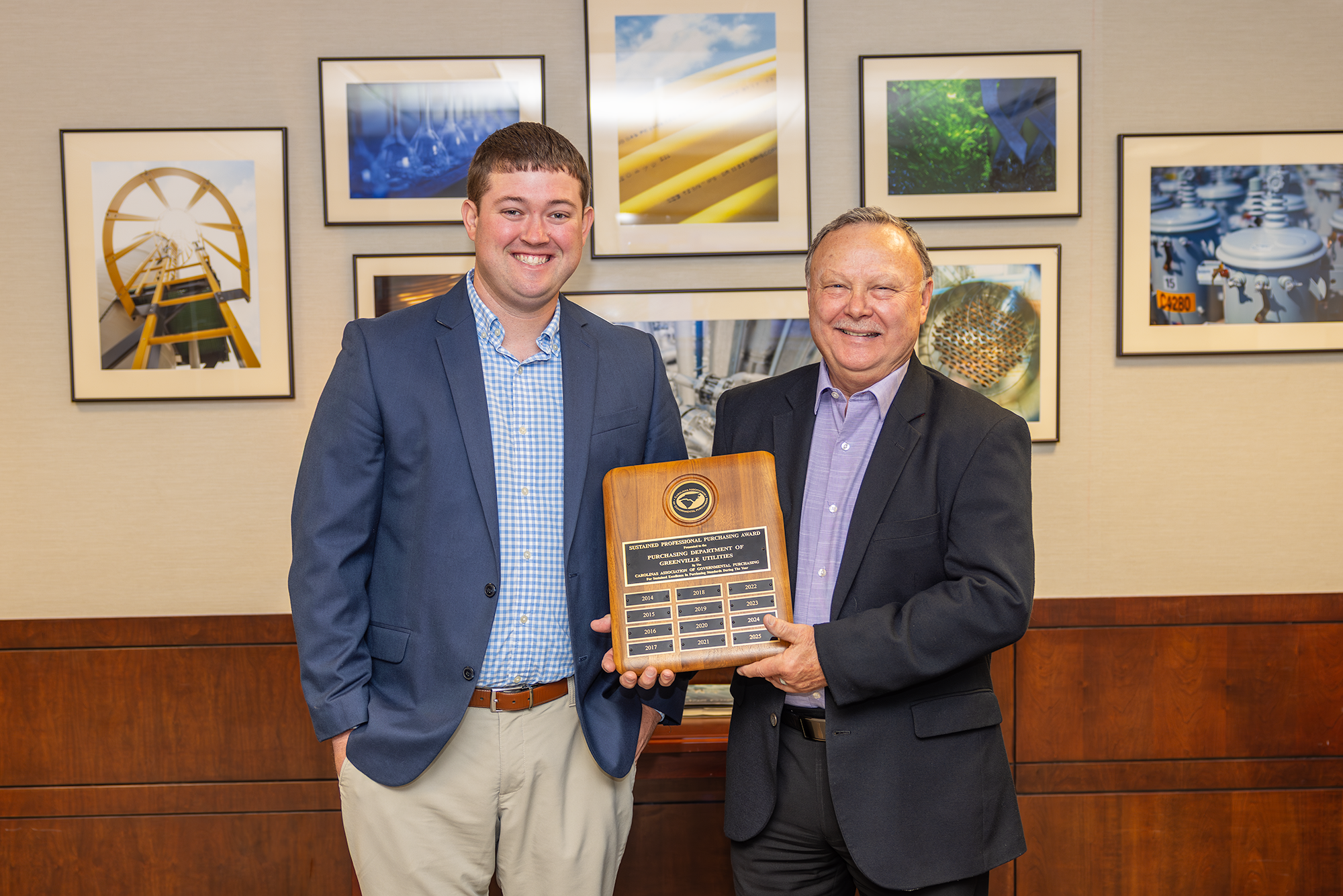 Procurement Team holds award