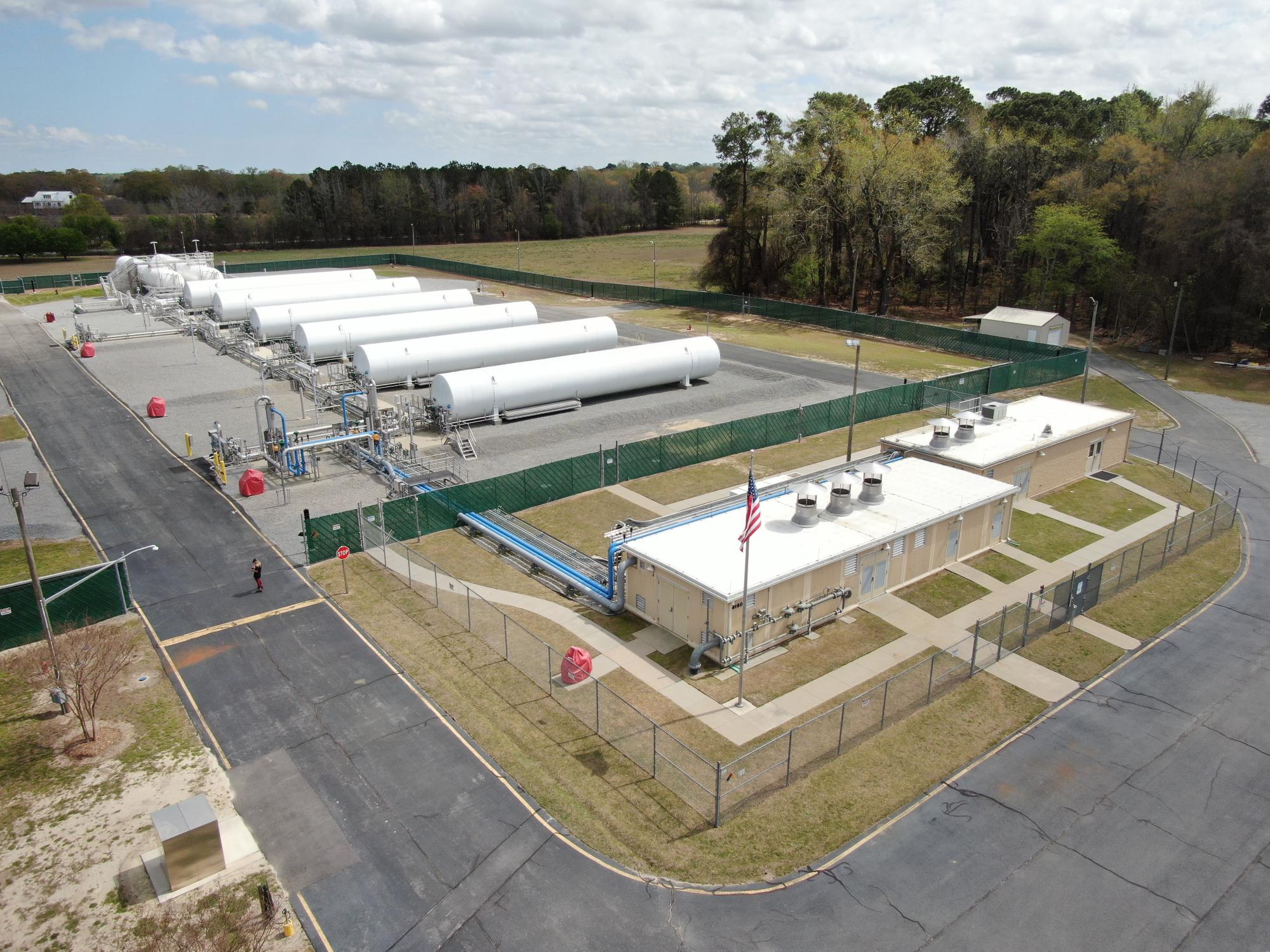 LNG Plant Aerial photo