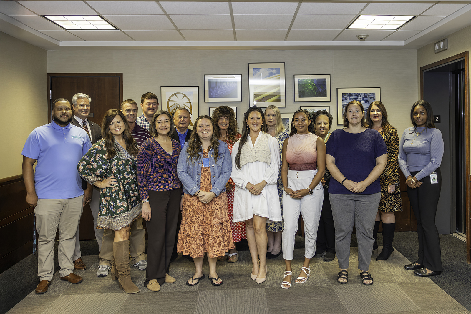 Finance Department poses for photo