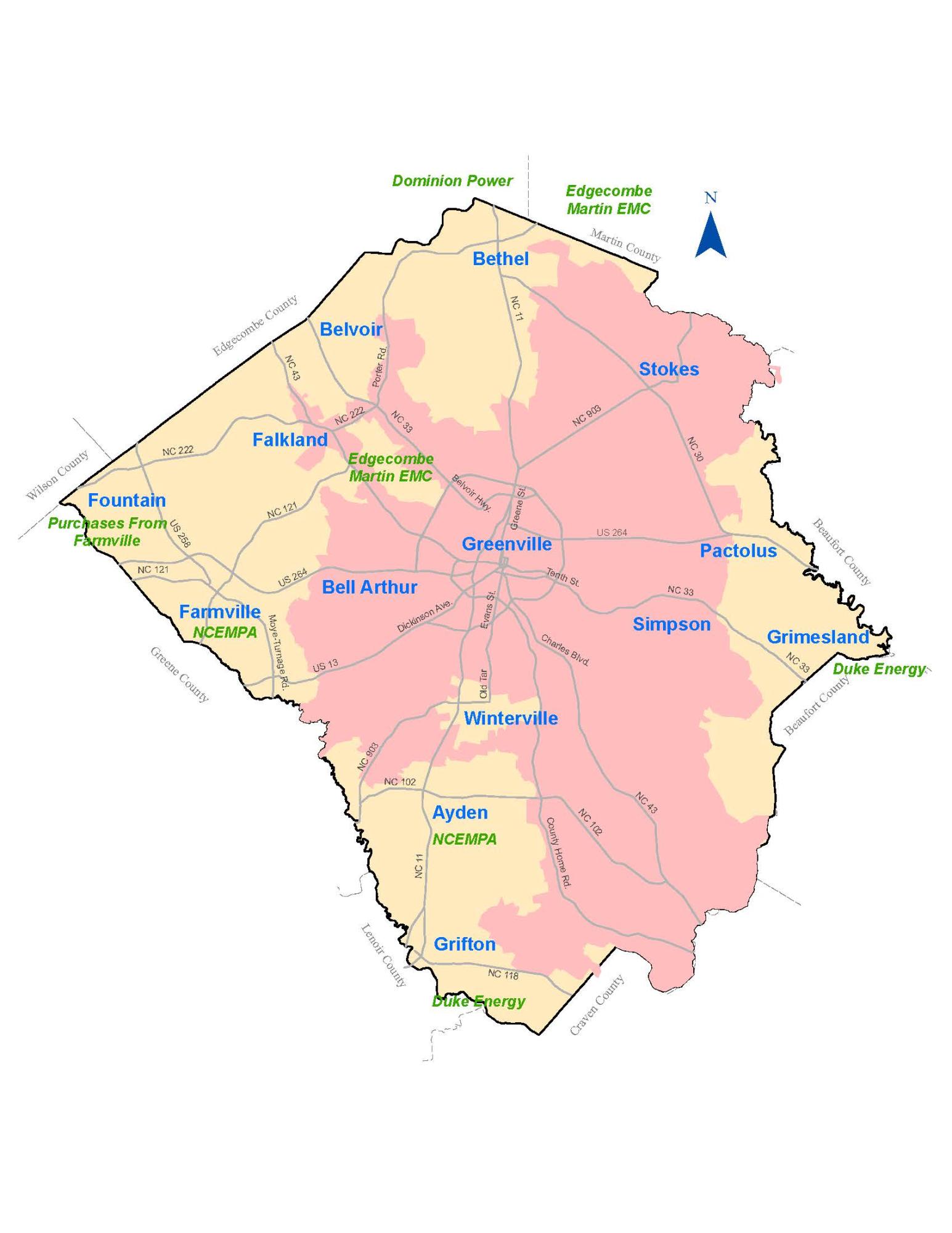 Electric Service Area