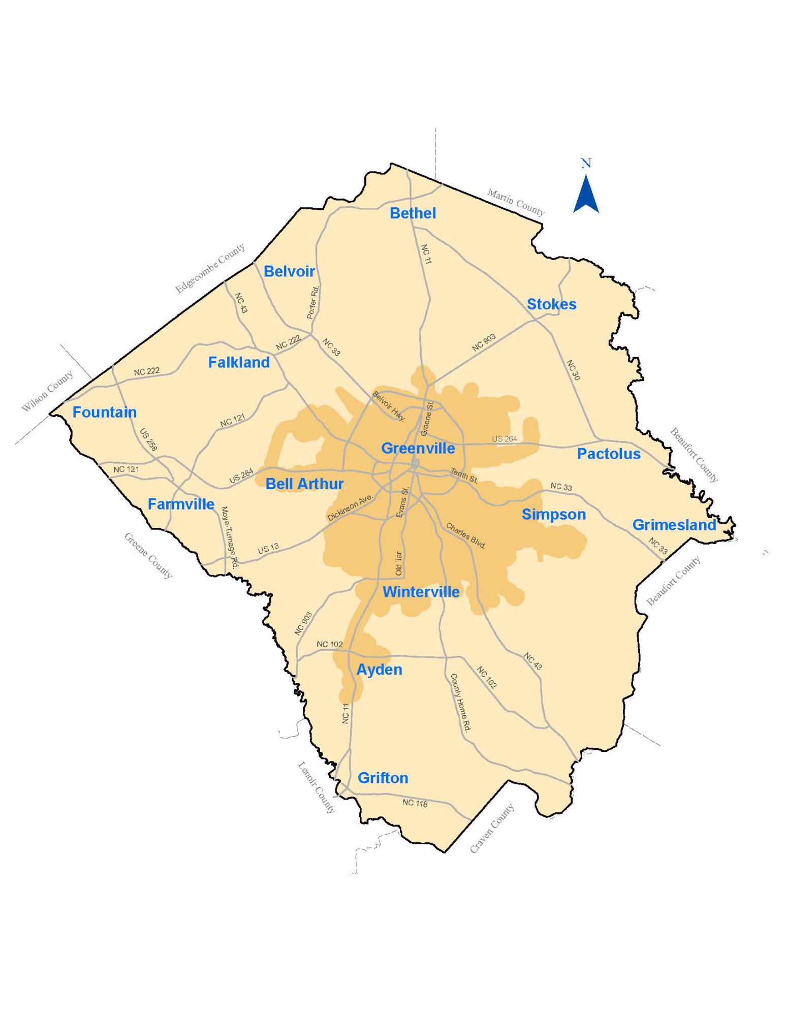 Natural Gas Service Area